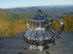 Stunning English Silver Plate Tea & Coffee Set Elkington & Co 1853