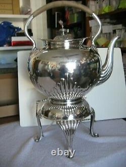 Stunning Large Silver Plate Tilting Coffee/tea Urn By Alfred Browett