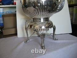 Stunning Large Silver Plate Tilting Coffee/tea Urn By Alfred Browett