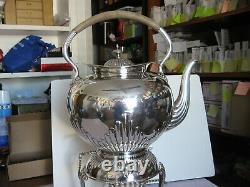 Stunning Large Silver Plate Tilting Coffee/tea Urn By Alfred Browett