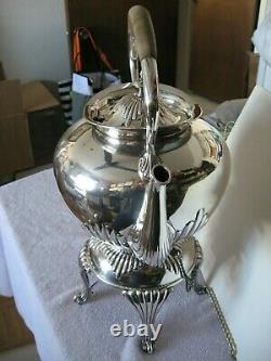 Stunning Large Silver Plate Tilting Coffee/tea Urn By Alfred Browett