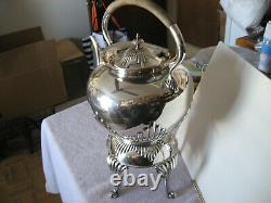 Stunning Large Silver Plate Tilting Coffee/tea Urn By Alfred Browett