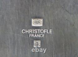 Stylish Christofle Silverplate 5pc Tea Set Including Tray