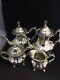 Superb 4 Piece Heavy Towle Silver Plated Tea Service #gt