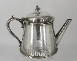 THE BELFAST CENTRAL HOTEL CO LTD Victorian Silver Plate Tea Pot By Elkington