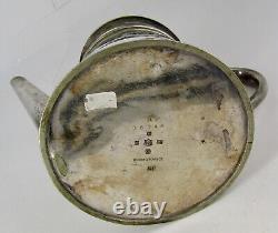 THE BELFAST CENTRAL HOTEL CO LTD Victorian Silver Plate Tea Pot By Elkington