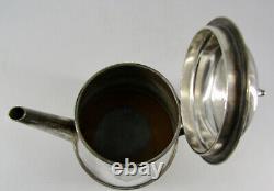 THE BELFAST CENTRAL HOTEL CO LTD Victorian Silver Plate Tea Pot By Elkington