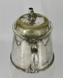 THE BELFAST CENTRAL HOTEL CO LTD Victorian Silver Plate Tea Pot Elkington Co