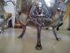 Tea Pot Set Figural Egyptian Revival 3 Pcs Triple Silver Plate Set By Manhattan