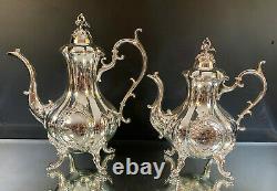 The Winthrop Shield-reed & Barton-lovely 5 Pcs. Coffee / Tea Service-htf