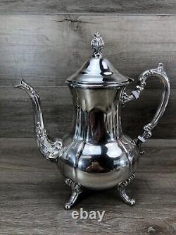 Towle 4 Piece Heavy Silver Plated Tea Service Set