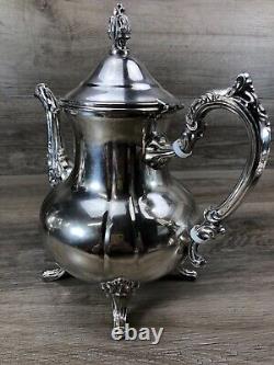 Towle 4 Piece Heavy Silver Plated Tea Service Set