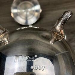 Towle 4 Piece Heavy Silver Plated Tea Service Set