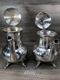 Towle 4 Piece Heavy Silver Plated Tea Service Set