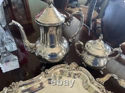 Towle Silver Plate Antique Coffee And Tea Set