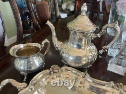 Towle Silver Plate Antique Coffee And Tea Set