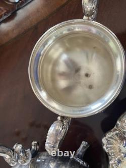 Towle Silver Plate Antique Coffee And Tea Set