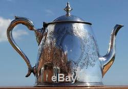 Union Castle Line 1900 Late Victorian Huge 1st Class Silver Plate Tea Urn Pot