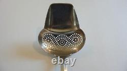 Unusual Vintage Silver Plate  Tea Lemon Strainer