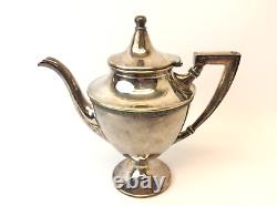 VB NS L6432 Silverplate Silver Plate Tea Pot Decorative Vintage Used