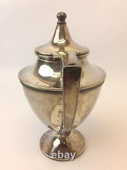 VB NS L6432 Silverplate Silver Plate Tea Pot Decorative Vintage Used