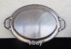 VINTAGE 1960s International Silver Castleton 6-Piece Tea Coffee Set Gold Tray