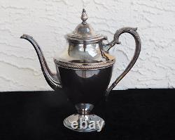 VINTAGE 1960s International Silver Castleton 6-Piece Tea Coffee Set Gold Tray