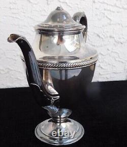 VINTAGE 1960s International Silver Castleton 6-Piece Tea Coffee Set Gold Tray