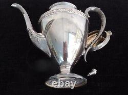 VINTAGE 1960s International Silver Castleton 6-Piece Tea Coffee Set Gold Tray