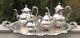 Vintage 5 Piece Reed & Barton Regent 5600 Silver Plated Coffee Tea Set & Tray