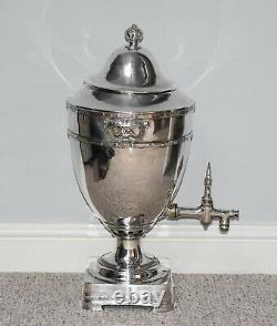 VINTAGE EMBASSY SHEFFIELD PLATE TEA HOT WATER URN SAMOVAR J LYONS & Co 1955 56cm