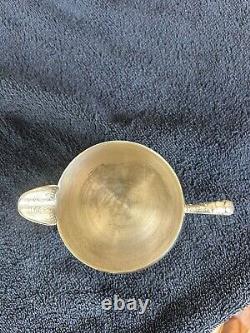 VINTAGE Leonard Silverplate 5 Pc. Tea Set Teapot, Lidded Sugar, Creamer & Tray