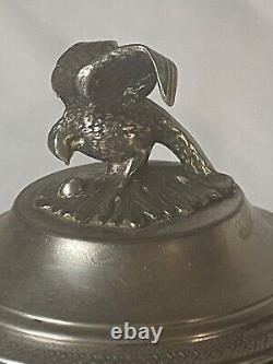VINTAGE Rare K&M EAGLE FINIAL Silver Plate Tea Coffee Set 4620