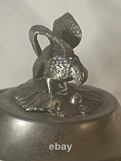 VINTAGE Rare K&M EAGLE FINIAL Silver Plate Tea Coffee Set 4620