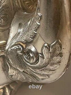 VINTAGE Rare K&M EAGLE FINIAL Silver Plate Tea Coffee Set 4620