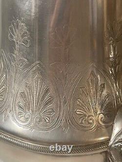 VINTAGE Rare K&M EAGLE FINIAL Silver Plate Tea Coffee Set 4620