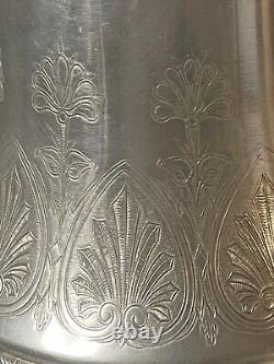 VINTAGE Rare K&M EAGLE FINIAL Silver Plate Tea Coffee Set 4620