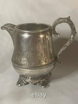 VINTAGE Rare K&M EAGLE FINIAL Silver Plate Tea Coffee Set 4620