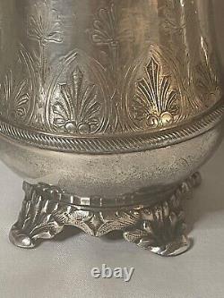 VINTAGE Rare K&M EAGLE FINIAL Silver Plate Tea Coffee Set 4620