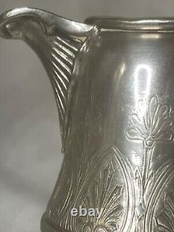 VINTAGE Rare K&M EAGLE FINIAL Silver Plate Tea Coffee Set 4620