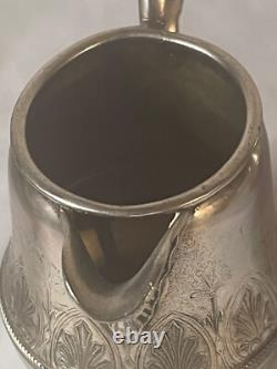 VINTAGE Rare K&M EAGLE FINIAL Silver Plate Tea Coffee Set 4620