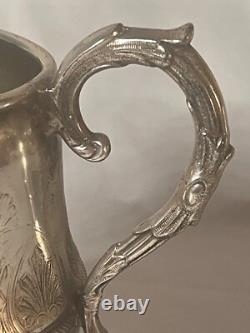 VINTAGE Rare K&M EAGLE FINIAL Silver Plate Tea Coffee Set 4620