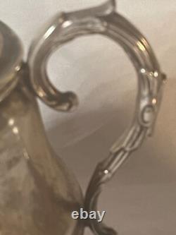 VINTAGE Rare K&M EAGLE FINIAL Silver Plate Tea Coffee Set 4620