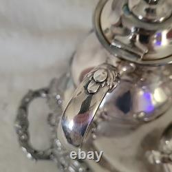 VINTAGE Reed & Barton Silver Plated Tea&Coffee Set With Towle Siver Plate Tray