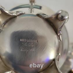 VINTAGE Reed & Barton Silver Plated Tea&Coffee Set With Towle Siver Plate Tray