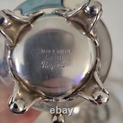 VINTAGE Reed & Barton Silver Plated Tea&Coffee Set With Towle Siver Plate Tray