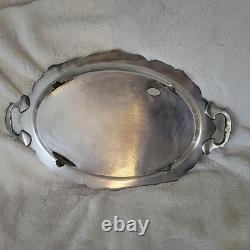VINTAGE Reed & Barton Silver Plated Tea&Coffee Set With Towle Siver Plate Tray