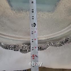 VINTAGE Reed & Barton Silver Plated Tea&Coffee Set With Towle Siver Plate Tray