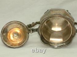 VINTAGE SILVER CITY SILVERPLATE 4 PIECE COFFEE TEA SET Meriden CT BEAUTIFUL