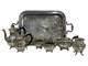Vintage Silver Tea & Coffee Service Set With Tray